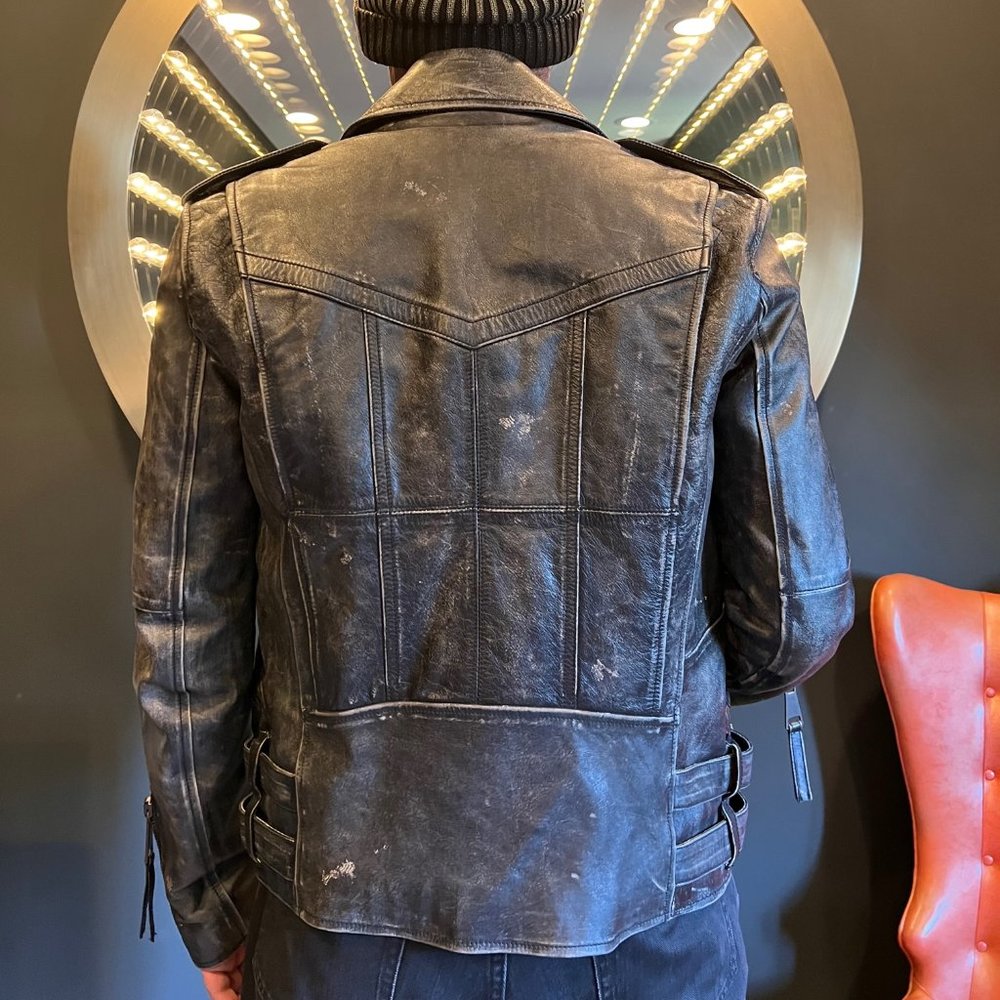 Bad Ass Leather Bikers Jacket by Faith Connection
